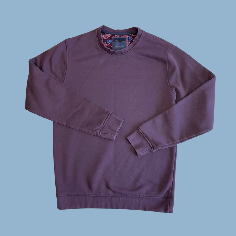 Denim & Flower Ricky Singh Purple Pullover Sweatshirt Small